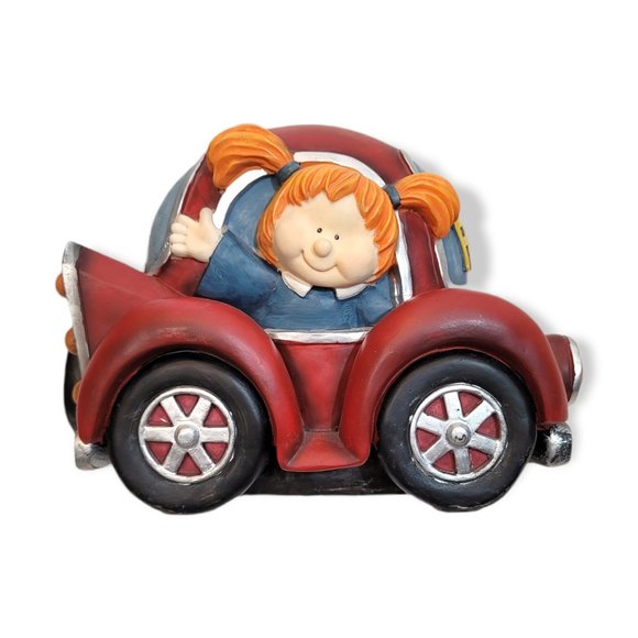 Dandee International Car Fund Bank Cute Girl Home Decoration Storage Money Box - Picture 2 of 5